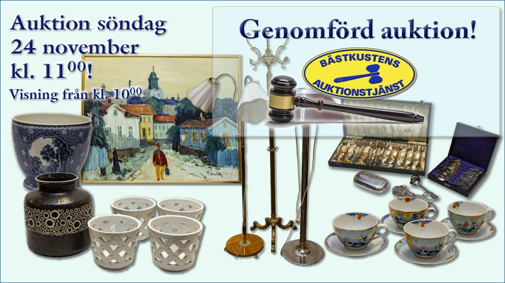 Genomförd auktion.
