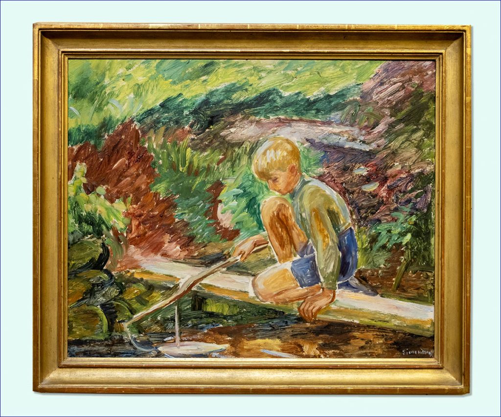Olja Birger Simonsson 1883-1938, 60x50.